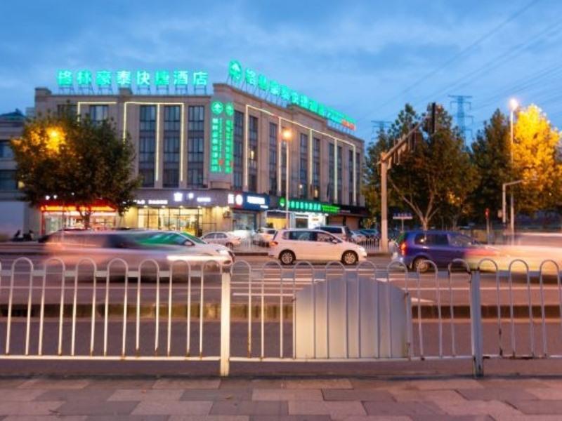 Greentree Inn Shanghai Minhang District Beiqiao Subway Station Express Hotel Dış mekan fotoğraf